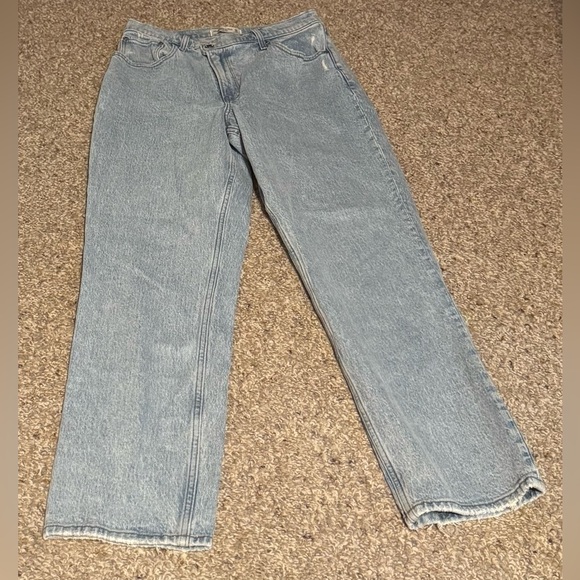 Abercrombie & Fitch 90’s Straight Ultra Rise Jeans Curve Love - Picture 2 of 4